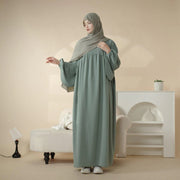 Reversible Crepe Abaya & Hijab (AA027)